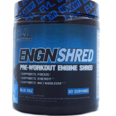 EVLution Nutrition ENGN Shred, Blue Raz - 234 grams