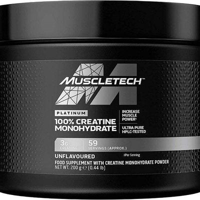 MuscleTech Platinum 100% Creatine Monohydrate - 200 grams