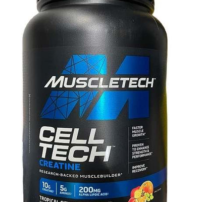 MuscleTech Cell-Tech Creatine, Tropical Citrus Punch (US Formula) - 1360 grams