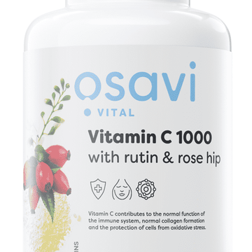Osavi Vitamin C1000 with Rutin & Rose Hip - 120 vegan caps