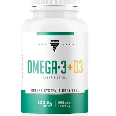 Trec Nutrition Omega-3 + D3 - 90 caps