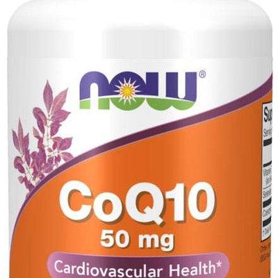NOW Foods CoQ10 with Selenium & Vitamin E, 50mg - 50 softgels