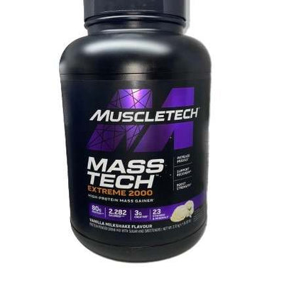 MuscleTech Mass-Tech Extreme 2000, Vanilla Milkshake - 2720 grams