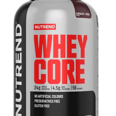Nutrend Whey Core, Chocolate + Cocoa - 1800 grams