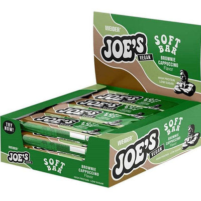 Weider Joe's Vegan Soft Bar, Brownie Cappuccino - 12 x 50g