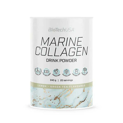 BioTechUSA Marine Collagen, Lemon-Green Tea - 240 grams