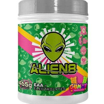 Alien8 EAA + Electrolytes, Raspberry Lemonade - 465 grams