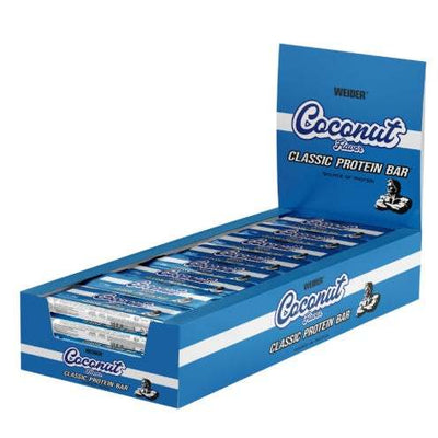Weider Classic Protein Bar, Coconut - 24 x 35g