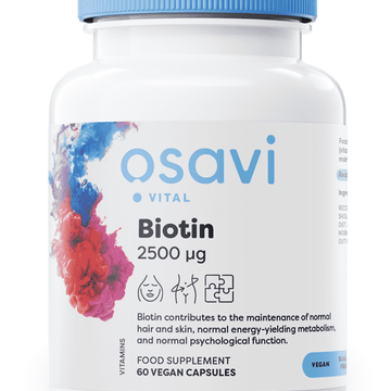 Osavi Biotin, 2500mcg - 60 vegan caps