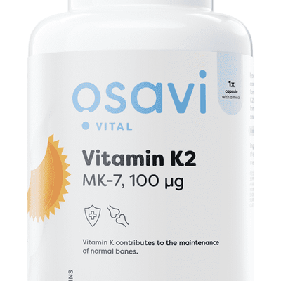 Osavi Vitamin K2 MK-7, 100mcg - 120 softgels