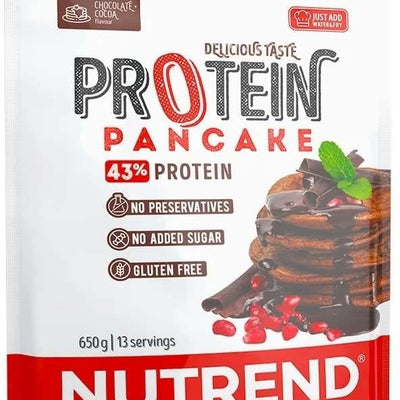 Nutrend Protein Pancake, Chocolate + Cocoa - 650 grams