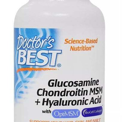 Doctor's Best Glucosamine Chondroitin MSM + Hyaluronic Acid - 150 caps