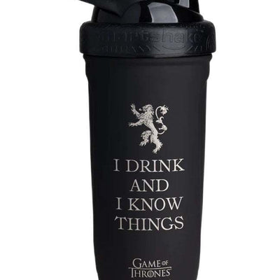 SmartShake Reforce Stainless Steel - Game Of Thrones, I Drink and I Know Things - 900 ml.
