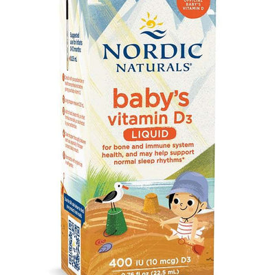 Nordic Naturals Baby's Vitamin D3, 400 IU - 22.5 ml.