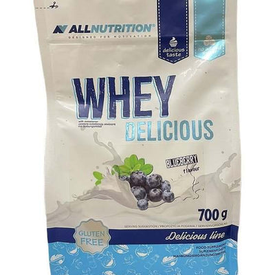 Allnutrition Whey Delicious, Blueberry - 700 grams