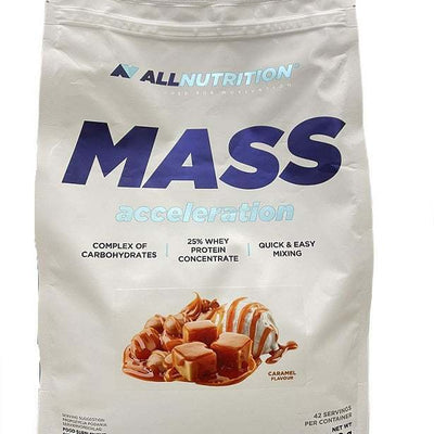 Allnutrition Mass Acceleration, Caramel - 3000 grams