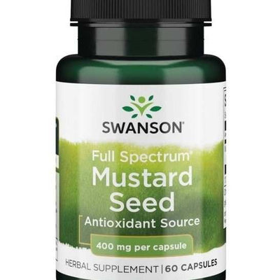 Swanson Full Spectrum Mustard Seed, 400mg - 60 caps