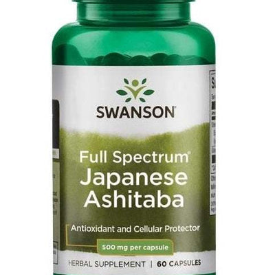 Swanson Full Spectrum Japanese Ashitaba, 500mg - 60 caps