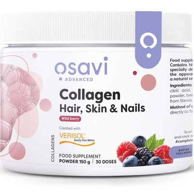 Osavi Collagen Peptides (Hair, Skin & Nails), Wild Berry - 150 grams