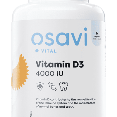 Osavi Vitamin D3, 4000IU - 120 softgels