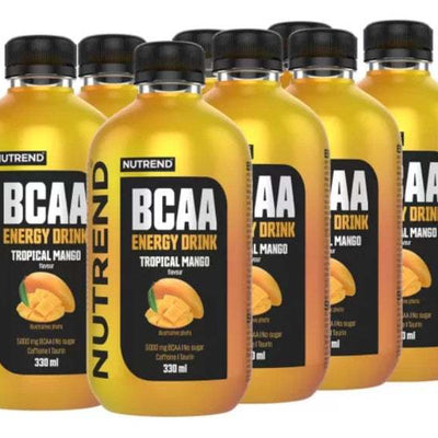 Nutrend BCAA Energy Drink, Tropical Mango - 8 x 330 ml.