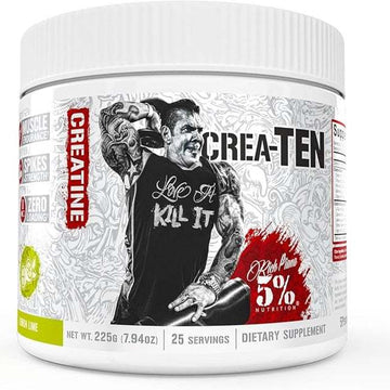 5% Nutrition Crea-TEN - Legendary Series, Lemon Lime - 225 grams