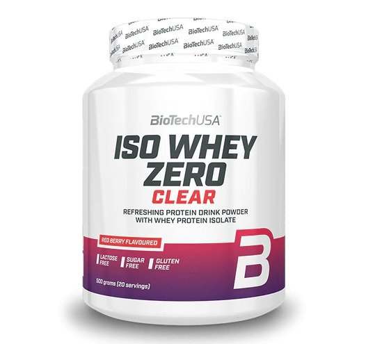 BioTechUSA Iso Whey Zero Clear, Red Berry - 500 grams