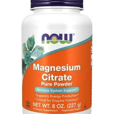 NOW Foods Magnesium Citrate, Pure Powder - 227 grams