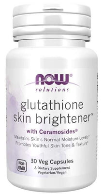 NOW Foods Glutathione Skin Brightener with Ceramosides - 30 vcaps