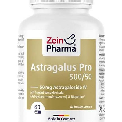 Zein Pharma Astragalus Pro 500/50, 50mg Astragaloside IV - 60 vcaps