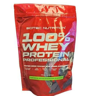 SciTec 100% Whey Protein Professional, Pistachio White Chocolate - 500 grams