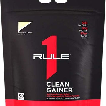 Rule One R1 Clean Gainer, Cookies & Creme - 4380 grams