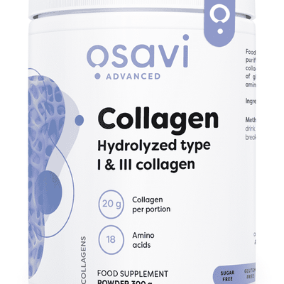 Osavi Collagen Peptides - Hydrolyzed Type 1 & 3 - 300 grams