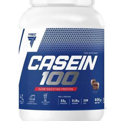 Trec Nutrition Casein 100, Chocolate - 600 grams
