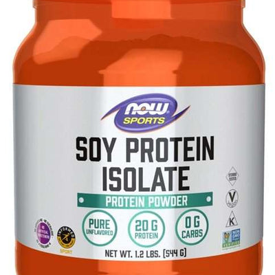 NOW Foods Soy Protein Isolate, Unflavored - 544 grams
