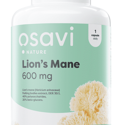 Osavi Lion's Mane, 600mg - 120 vegan caps