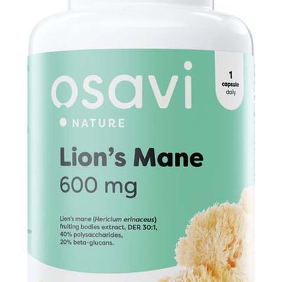 Osavi Lion's Mane, 600mg - 60 vegan caps