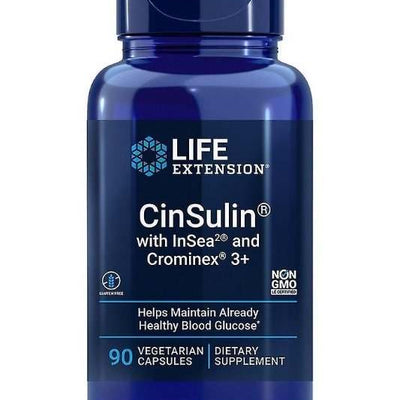Life Extension CinSulin with InSea2 & Crominex 3+ - 90 vcaps