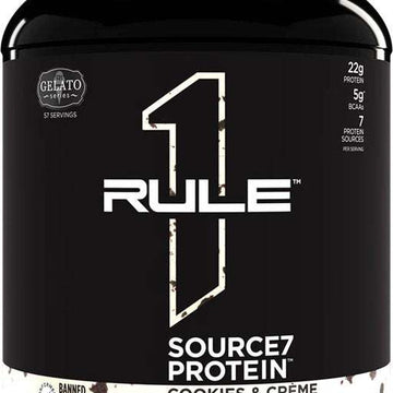 Rule One Source7 Protein, Cookies & Creme Gelato - 2280 grams