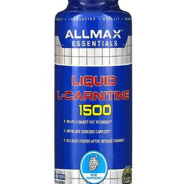 AllMax Nutrition Liquid L-Carnitine 1500, Blue Raspberry - 473 ml.