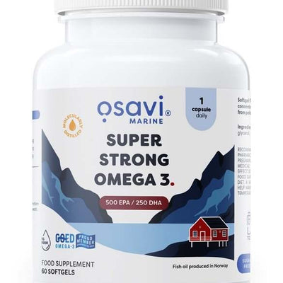 Osavi Super Strong Omega 3, 500 EPA / 250 DHA - 60 softgels