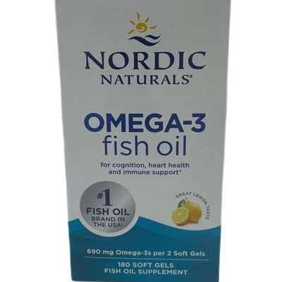 Nordic Naturals Omega-3, 690mg Lemon (EAN 768990891199) - 180 softgels