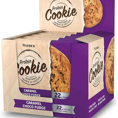 Weider Protein Cookie, Caramel Choco Fudge - 12 x 90g