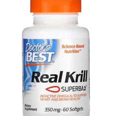 Doctor's Best Real Krill, 350mg - 60 softgels