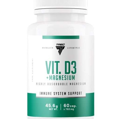Trec Nutrition Vitamin D3 + Magnesium - 60 caps