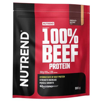 Nutrend 100% Beef Protein, Chocolate Hazelnut - 900 grams