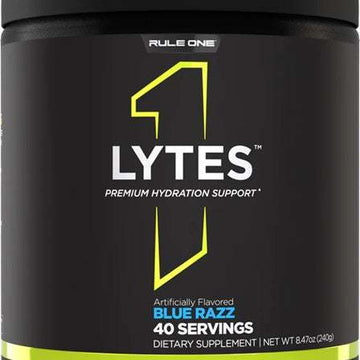 Rule One Lytes, Blue Razz - 240 grams