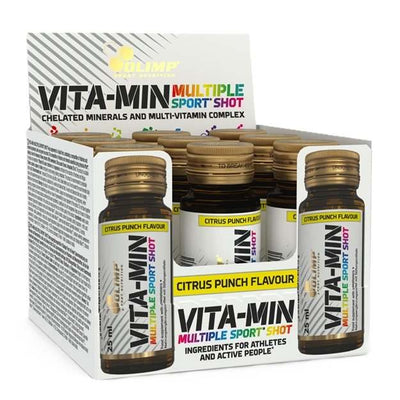 Olimp Nutrition Vita-Min Multiple Sport Shot, Citrus Punch - 9 x 25 ml.