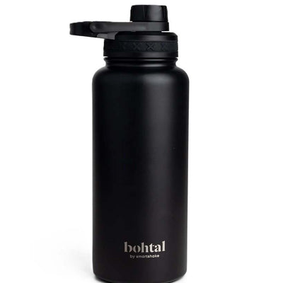 SmartShake Bohtal Insulated Sports Bottle, Black - 960 ml.