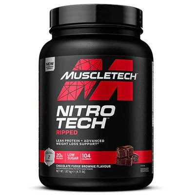 MuscleTech Nitro-Tech Ripped, Chocolate Fudge Brownie - 1870 grams